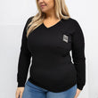 Laden Sie das Bild in den Galerie-Viewer,  Plus-Size Bluse model 223935 Relevance 
