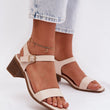 Laden Sie das Bild in den Galerie-Viewer,  Sandalen mit Absatz model 225112 Step in style 
