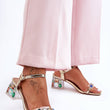 Laden Sie das Bild in den Galerie-Viewer,  Sandalen mit Absatz model 225139 Step in style 
