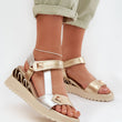 Laden Sie das Bild in den Galerie-Viewer,  Keilabsatz Sandalen model 225201 Step in style 
