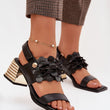 Laden Sie das Bild in den Galerie-Viewer,  Sandalen mit Absatz model 225348 Step in style 
