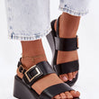Laden Sie das Bild in den Galerie-Viewer,  Keilabsatz Sandalen model 225402 Step in style 
