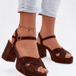 Laden Sie das Bild in den Galerie-Viewer,  Sandalen mit Absatz model 225632 Step in style 
