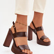 Laden Sie das Bild in den Galerie-Viewer,  Sandalen mit Absatz model 226115 Step in style 
