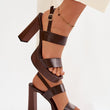Laden Sie das Bild in den Galerie-Viewer,  Sandalen mit Absatz model 226115 Step in style 
