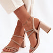Laden Sie das Bild in den Galerie-Viewer,  Sandalen mit Absatz model 226326 Step in style 
