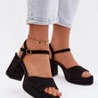 Laden Sie das Bild in den Galerie-Viewer,  Sandalen mit Absatz model 226333 Step in style 
