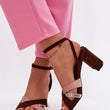 Laden Sie das Bild in den Galerie-Viewer,  Sandalen mit Absatz model 226335 Step in style 
