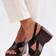 Laden Sie das Bild in den Galerie-Viewer,  Keilabsatz Sandalen model 226338 Step in style 
