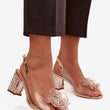 Laden Sie das Bild in den Galerie-Viewer,  Sandalen mit Absatz model 226340 Step in style 
