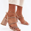 Laden Sie das Bild in den Galerie-Viewer,  Sandalen mit Absatz model 226326 Step in style 
