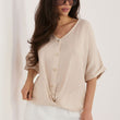 Laden Sie das Bild in den Galerie-Viewer,  Kurzarm Hemd model 226471 Italy Moda 
