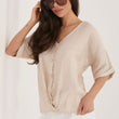 Laden Sie das Bild in den Galerie-Viewer,  Kurzarm Hemd model 226471 Italy Moda 
