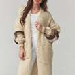 Laden Sie das Bild in den Galerie-Viewer,  Cardigan model 226865 Makadamia 
