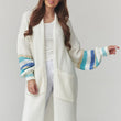 Laden Sie das Bild in den Galerie-Viewer,  Cardigan model 226866 Makadamia 
