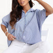Laden Sie das Bild in den Galerie-Viewer,  Kurzarm Hemd model 226995 Rue Paris 
