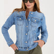 Laden Sie das Bild in den Galerie-Viewer,  Jeansjacke model 227595 Factory Price 
