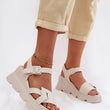 Laden Sie das Bild in den Galerie-Viewer,  Keilabsatz Sandalen model 227898 Step in style 
