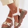 Laden Sie das Bild in den Galerie-Viewer,  Keilabsatz Sandalen model 227899 Step in style 
