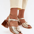 Laden Sie das Bild in den Galerie-Viewer,  Sandalen mit Absatz model 227902 Step in style 
