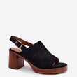 Laden Sie das Bild in den Galerie-Viewer,  Sandalen mit Absatz model 227914 Step in style 
