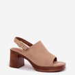 Laden Sie das Bild in den Galerie-Viewer,  Sandalen mit Absatz model 227915 Step in style 

