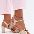 Laden Sie das Bild in den Galerie-Viewer,  Sandalen mit Absatz model 227921 Step in style 
