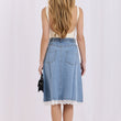 Laden Sie das Bild in den Galerie-Viewer,  ~Spódnica jeansowa model 228025 Factory Price 
