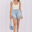 Laden Sie das Bild in den Galerie-Viewer,  ~Szorty jeansowe model 228033 Factory Price 
