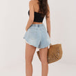 Laden Sie das Bild in den Galerie-Viewer,  ~Szorty jeansowe model 228039 Factory Price 
