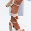 Laden Sie das Bild in den Galerie-Viewer,  Sandalen mit Absatz model 228103 Step in style 
