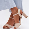 Laden Sie das Bild in den Galerie-Viewer,  Sandalen mit Absatz model 228103 Step in style 
