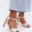 Laden Sie das Bild in den Galerie-Viewer,  Sandalen mit Absatz model 228107 Step in style 
