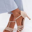 Laden Sie das Bild in den Galerie-Viewer,  Sandalen mit Absatz model 228108 Step in style 
