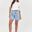 Laden Sie das Bild in den Galerie-Viewer,  Jeansshorts model 228315 Makadamia 

