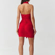 Laden Sie das Bild in den Galerie-Viewer,  Kurzes Kleid model 228318 Makadamia 
