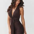 Laden Sie das Bild in den Galerie-Viewer,  Kurzes Kleid model 228319 Makadamia 
