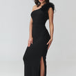 Laden Sie das Bild in den Galerie-Viewer,  Langes Kleid model 228320 Makadamia 
