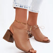 Laden Sie das Bild in den Galerie-Viewer,  Sandalen mit Absatz model 228387 Step in style 

