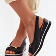Laden Sie das Bild in den Galerie-Viewer,  Keilabsatz Sandalen model 228389 Step in style 
