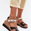 Laden Sie das Bild in den Galerie-Viewer,  Keilabsatz Sandalen model 228391 Step in style 
