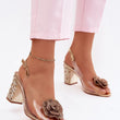 Laden Sie das Bild in den Galerie-Viewer,  Sandalen mit Absatz model 228404 Step in style 
