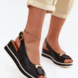 Laden Sie das Bild in den Galerie-Viewer,  Keilabsatz Sandalen model 228389 Step in style 
