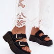 Laden Sie das Bild in den Galerie-Viewer,  Plattform-Sandalen model 228975 Step in style 
