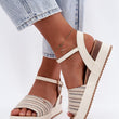 Laden Sie das Bild in den Galerie-Viewer,  Keilabsatz Sandalen model 229269 Step in style 
