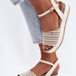 Laden Sie das Bild in den Galerie-Viewer,  Keilabsatz Sandalen model 229269 Step in style 
