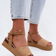 Laden Sie das Bild in den Galerie-Viewer,  Keilabsatz Sandalen model 229270 Step in style 
