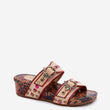 Laden Sie das Bild in den Galerie-Viewer,  Keilabsatz Sandalen model 229292 Step in style 
