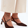 Laden Sie das Bild in den Galerie-Viewer,  Sandalen mit Absatz model 229714 Step in style 
