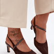 Laden Sie das Bild in den Galerie-Viewer,  Sandalen mit Absatz model 229714 Step in style 
